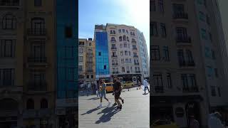 Taksim Beyoğlu İstanbul keşfet travel istanbul taksim walkingtour istanbulturkey turkey [upl. by Nosdivad]