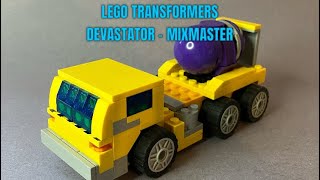 LEGO Transformers Devastator  Mixmaster [upl. by Enilauqcaj92]