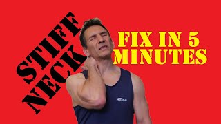 Neck Stiffness and Pain  Fix In 5 Minutes [upl. by Heidi]