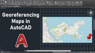 Georeferencing Maps in AutoCAD [upl. by Ellehcim282]