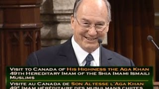 His Highness the Aga Khans historic 2014 address to the Canadian Parliament [upl. by Myna]