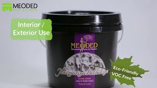 Marmorino Palladino Rigato Effect Venetian Plaster Tutorial Meoded Paint [upl. by Goltz]