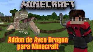 Addon para Minecraft Bedrock Dragones en Minecraft  Addon Aveo Dragon 🐉 [upl. by Allicserp]