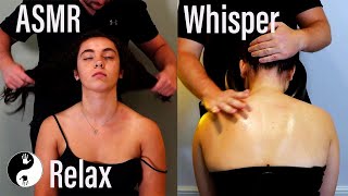 ASMR Whispered Head Neck amp Shoulder Massage Let me take you on a journey of Relaxation [upl. by Pelagia417]