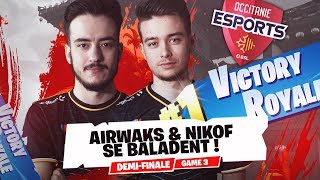 DEMIFINALE OCCITANIE MONTPELLIER ► AIRWAKS amp NIKOF SE BALADENT   Game 3 [upl. by Ayo]