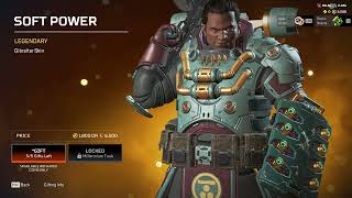 APEX LEGENDS  Gibraltar  Legendary  Soft Power [upl. by Perren363]