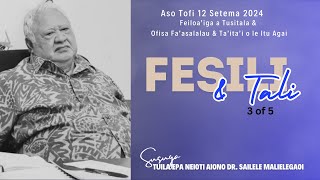 3 Fesili amp Tali  Feiloaiga ma le Taitai o le Itu Agai 12092024 [upl. by Cantu]