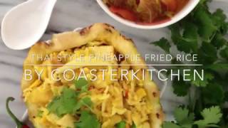 Thai Style Pineapple Fried Rice Recipe [upl. by Allebram]