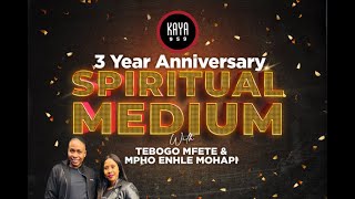 3year anniversary  Spiritual Medium Tebogo Mfete amp Mpho Enhle Mohapi on the power of spirituality [upl. by Hsakiv709]