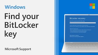 How to find your BitLocker recovery key  Microsoft [upl. by Aihtenyc]