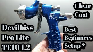 Devilbiss Tekna Pro Lite TE10  The Best AllRound Beginners Quality Spray Gun Setup [upl. by Orfinger]