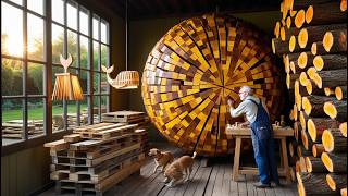 Beyond Imagination 70YearOld Craftsman Creates Wooden Wonders to Elevate Your Home A MustSee [upl. by Pachton]