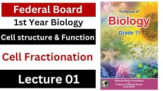 cell fractionation  cell structure and function  class 11 biology federal biology [upl. by Rosalynd]