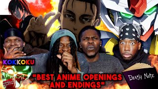 RAP FANS react to THE BEST ANIME OPENINGS and ENDINGS for the FIRST TIME 4 [upl. by Habas]