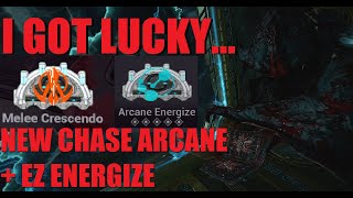 WARFRAME NEW RAREST ARCANE Legendary quotMelee Crescendoquot Review  Synergies  Whispers In The Wall [upl. by Launam812]