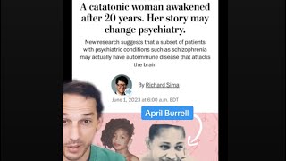 Patient awakens from catatonic state after 20 yrs aprilburrell lupus encephalitis schizophrenia [upl. by Timmi]