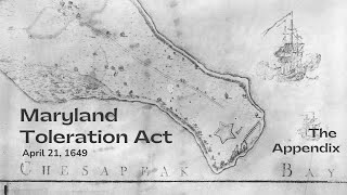 Maryland Toleration Act April 21 1649 [upl. by Cired]