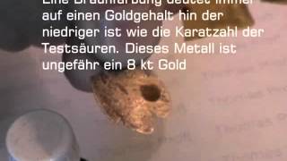 Goldschmieden lernen  25 Testen von Edelmetallen [upl. by Wrdna]