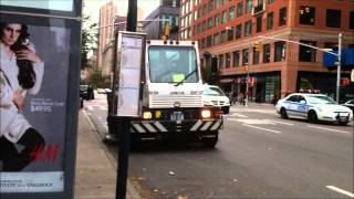 DSNY NEW YORK CITY DEPARTMENT OF SANITATION COMPILATION OF COLLECTION TRUCKS AND A SWEEPER [upl. by Ahsatniuq752]