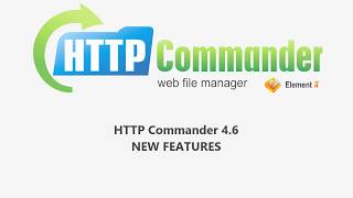 Version 46 new features of HTTP Commander [upl. by Atidnan620]