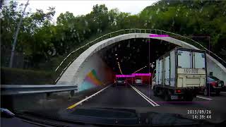 MobilenetV2SSD vehicle detection on freeway day and night [upl. by Berlauda]