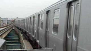 R160 Siemens N train leaving 62nd Street [upl. by Eylloh895]