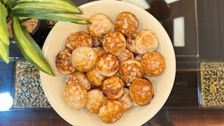 గుంత పొంగనాలు  Gunta Ponganalu Recipe in Telugu  food guntaponganalu snacks trending [upl. by Nikola]