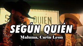 Según Quién  Maluma Carin Leon  Peso Pluma Eslabon Armado Junior H Corridos 2023 [upl. by Rikki473]