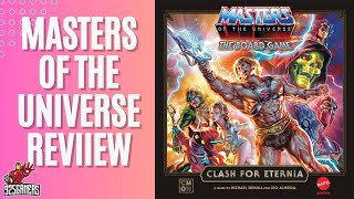 Masters of the Universe Review  I Have the POWER  Board Game Review [upl. by Marashio]