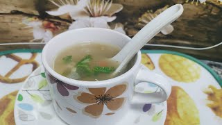 Barley Soup Veg amp Non Veg Option Weight Loss Pregnant Ladies Soup Recipe by Jaleelakamal [upl. by Neelhsa]