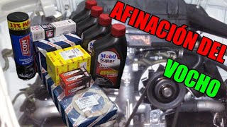 COMO HACER LA AFINACION AL MOTOR DEL VOCHO 2018 SCARABAJO GARAGE [upl. by Adnohsar]