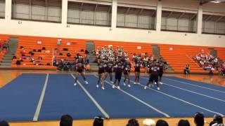 Farrington high school JV cheerleaders easterns 2015 [upl. by Anelak69]