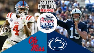 Peach Bowl 2023 Simulation  Ole Miss vs Penn State [upl. by Corine161]