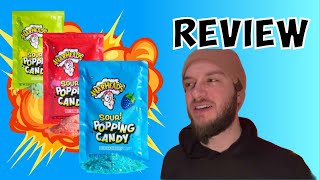 Warheads Sour Popping Candy review [upl. by Barthelemy]