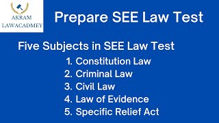 Specific relief  HEC SEE law test Akram Law Academy [upl. by Beller]