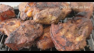 porc braisé au four  braised pork [upl. by Delly201]