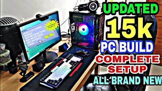 15k pc build  BUDGET PC BUILD GUIDE 2023 ALL Parts are Brand New amp Complete SetupBUDGET GAMING PC [upl. by Notak577]