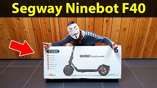 Segway Ninebot KickScooter F40E – Unboxing completo e montagem da trotinete elétrica 🇵🇹 [upl. by Ulrica51]