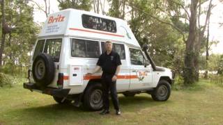 Britz Bushcamper 3 Berth Campervan  Campervan Hire Australia  Motorhome Hire [upl. by Halyk]