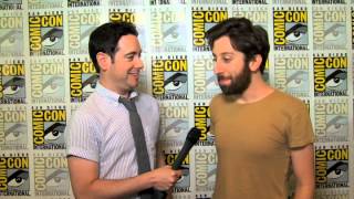 ComicCon 2012  Simon Helberg Interview [upl. by Ybot476]