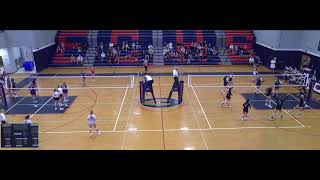 Effingham County High School vs St Vincents Womens Varsity Volleyball [upl. by Atteuqnas]