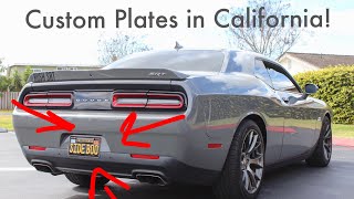 How to CUSTOMIZE your license plates in Cali Plate reveal [upl. by Balcke]