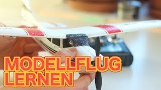 RC FLUGZEUG FLIEGEN LERNEN  Tutorial und Tipps für Anfänger Modellflug Anleitung [upl. by Berey748]