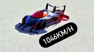 Devel Sixteen GTRS TOP SPEED 1046 KMH at Endless Track [upl. by Nannahs7]