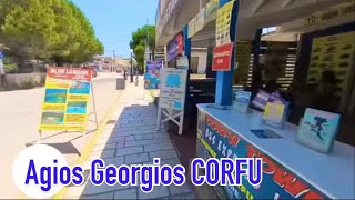 Agios Georgios Corfu Greece  360° Virtual reality walk [upl. by Stedmann]