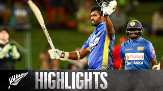 Thisara Perera 140 off 74 13 Sixes  INNINGS HIGHLIGHTS  BLACKCAPS v Sri Lanka  2nd ODI 2019 [upl. by Lladnek649]