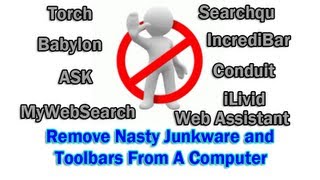 Remove Nasty Junkware and Toolbars From Computer [upl. by Adest853]