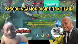 Pascol Ngamuk Lucu Parah PASCOL VS CODASHOP UNIPIN [upl. by Petie734]