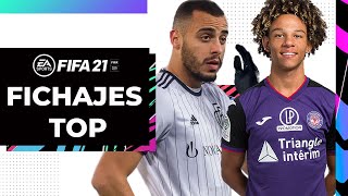 FICHAJES TOP Jóvenes Promesa  DELANTEROS CENTRO  FIFA 21 [upl. by Rehpretsirhc15]