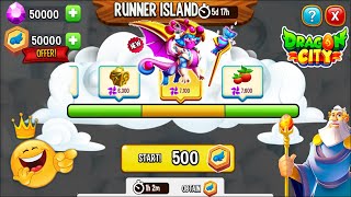 Dragon City  Runner Island  All Dragons  NEW Update v2482 First Looks 2024 😱 [upl. by Croix571]